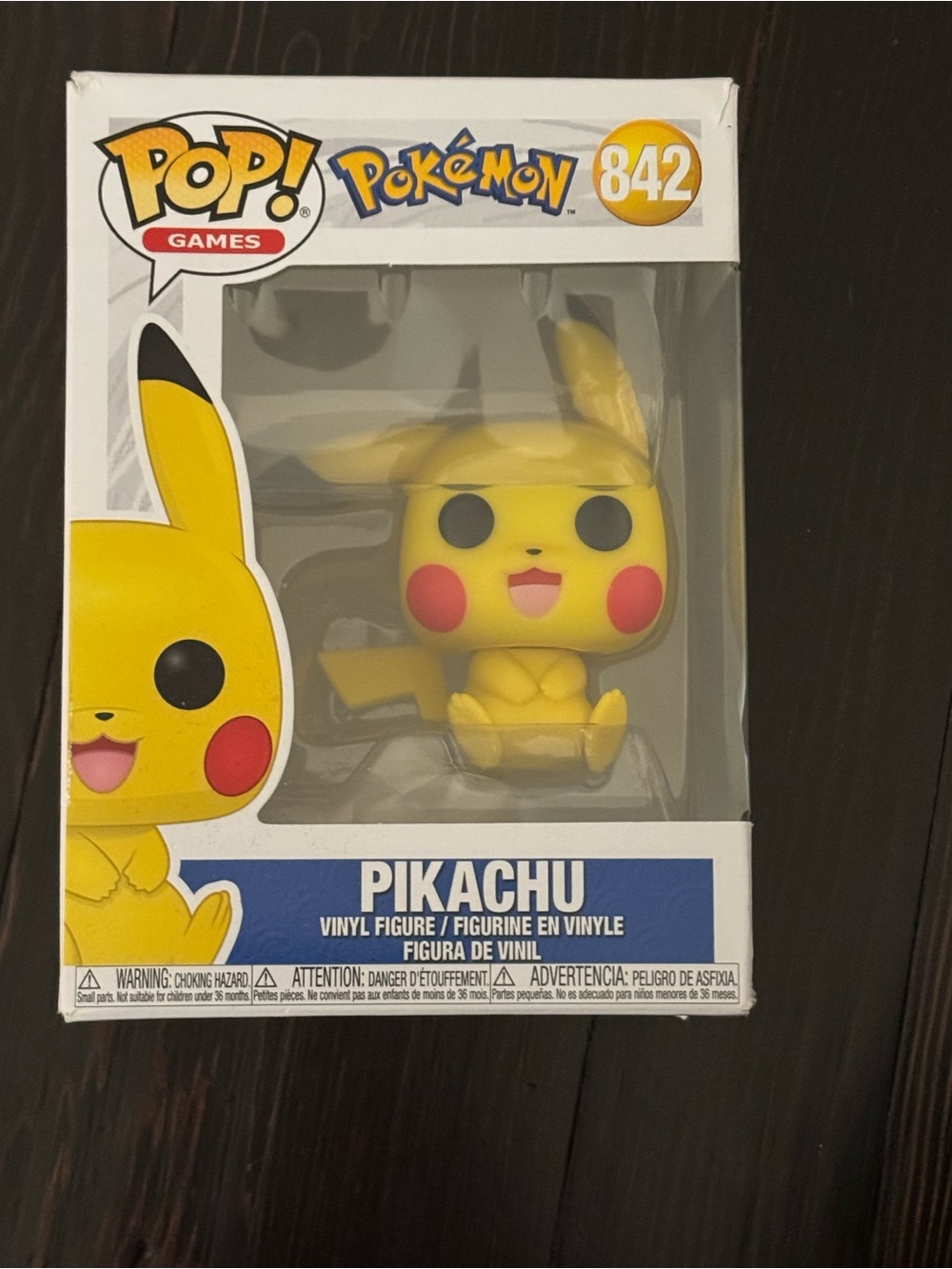 New Funko Pop! Pokémon Pikachu #842 - Yellow Vinyl Figure
